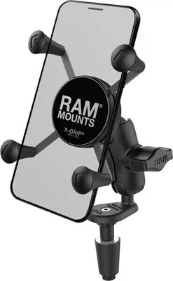 Zdjęcie produktu dla Ram Mounts X-Grip Phone Holder Fork Stem Base Uchwyt na telefon komórkowy/tablet