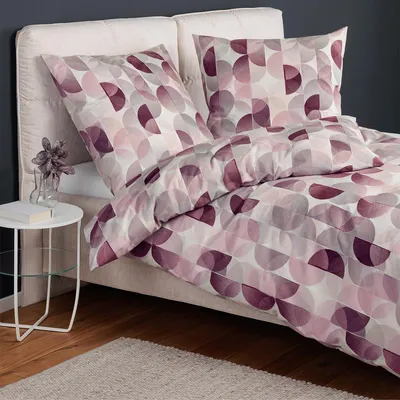 Produktbild von Janine Feinbiber Bettwäsche Davos 65196 160x210 cm + 65x100 cm beere