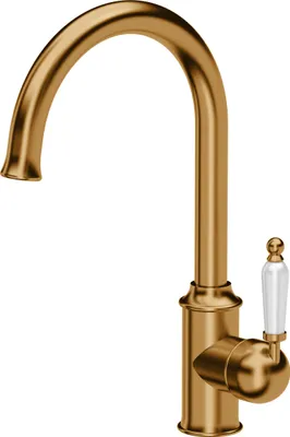 Produktbild von QUADRON Armatur Küche aus Edelstahl, RACHEL SteelQ Küchenarmatur, Mischbatterie 360°, Farbe: Kupfer, Höhe: 33 cm, Wasserhahn für Küche