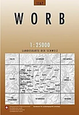 Produktbild von Swisstopo 1 : 25 000 Worb