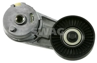 Produktbild von SWAG 40 92 1061 Riemenspanner Keilrippenriemen für OPEL ZAFIRA B (A05) Ø82mm Rolle