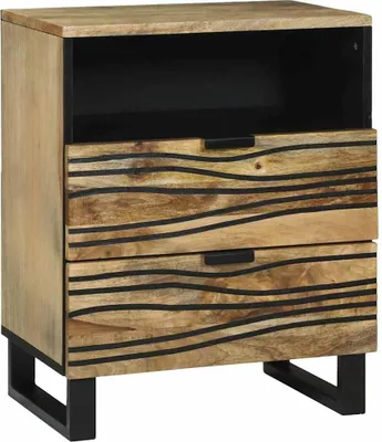 Obrázok produktu pre Nočný stolík Prírodná 50 x 33 x 62 cm Kompozitné drevo