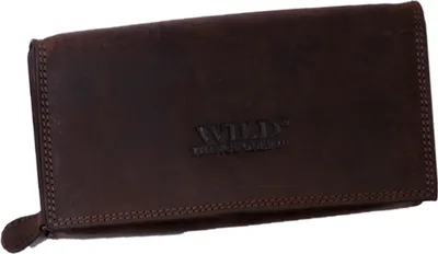 Produktbild von Damen Luxus echt Leder Geldbörse Büffelleder Geldbeutel Portemonnaie Brieftasche