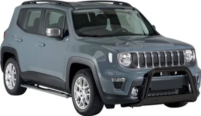 Zdjęcie produktu dla Listwa ochronna przedniego zderzaka do Jeep Renegade 2018-2022 ø63 mm stalowa czarna