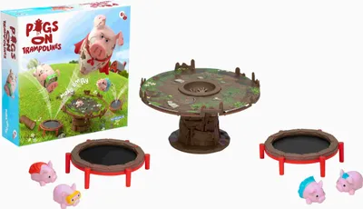 Image de GOLIATH Cochons sur un trampoline (EN) 54739