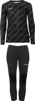 Produktbild von Uhlsport Progressive 28 Torwart Trikot Set Kinder - Schwarz