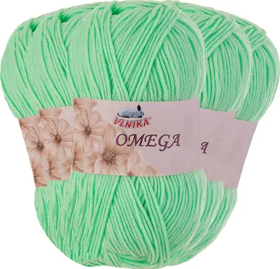 Produktbild von 5 x 100g Strickgarn Omega Häkelgarn Acrylwolle Klassikgarn Wolle unifarben, Farbwahl