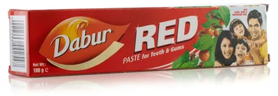 Produktbild von Dabur Red Herbal Toothpaste 100g Infused with Ayurvedic Herbs for Healthy Teeth and Gums