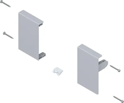 Image de BLUM ANTARO Tandembox BLUM Support frontal ZIF.71M KS gris RAL9006