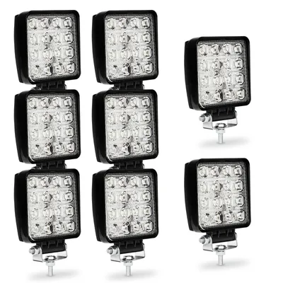 Obrázek produktu pro 8x 48W LED pracovní světla 12V 24V světlomety couvací světla traktorové LED reflektory pro offroad, osobní, SUV, nákladní, přídavné světlomety automobilů