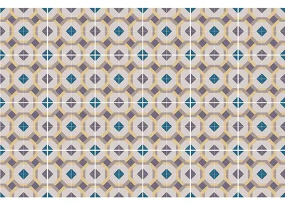 Produktbild von Selbstklebende Fliesenaufkleber für Küche und Bad – 24 dekorative Fliesenaufkleber – 24 Aufkleber 15 x 15 cm