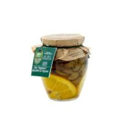 Zdjęcie produktu dla Oliwki Taggiasca bez pestek z dodatkiem cytrusów, 270 g, Frantoio Sant'Agata d'Oneglia