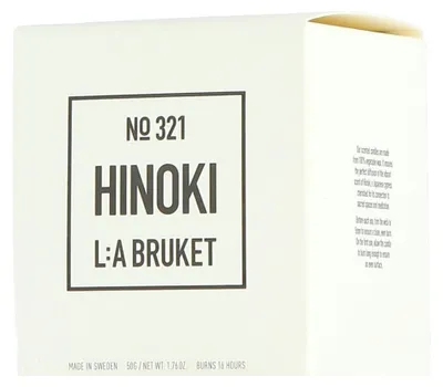 Produktbild von L:A BRUKET Home Fragrance 321 Scented Candle Hinoki (50 g)