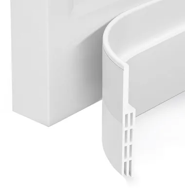 Immagine prodotto di Guarnizione per porte, paraspifferi autoadesivo, 5 cm x 100 cm, bianco