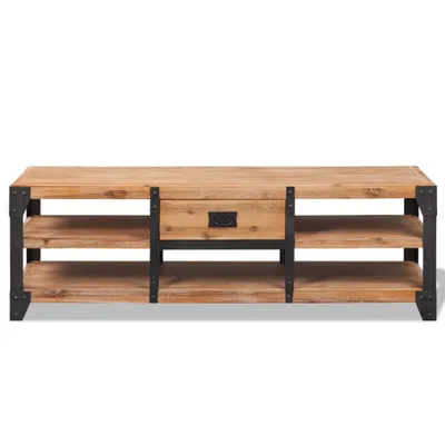 Produktbild von vidaXL TV-Schrank Massivholz Akazie 140x40x45 cm