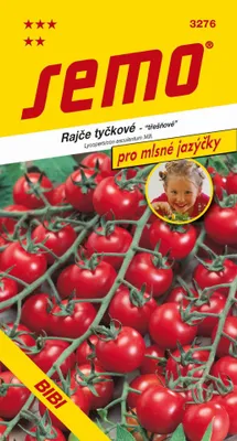 Obrázok produktu pre RAJČIAK kolíkový čerešňový Bibi mlsné jazýčky