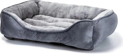 Image de Lit pour chien - Lit pour chien de taille moyenne avec revêtement antidérapant - Très moelleux pour les petits animaux - Lit pour chien en polaire 67 x 57 cm