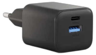Produktbild von Zens Kompaktes Ladegerät USB-C / USB-A 30W - Netzteil - Schwarz