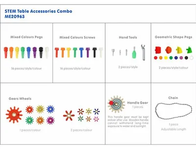 Immagine prodotto di Eduplay STEM Set di accessori Giocattoli da costruzione Apprendimento creativo