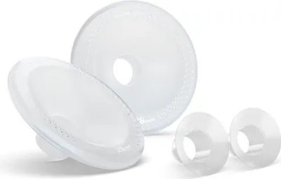 Produktbild von Philips AVENT Hands-free SCF552/11 Große Brustkissen und Einsätze, Ersatzteile-Set, Silikon, Transparent, L