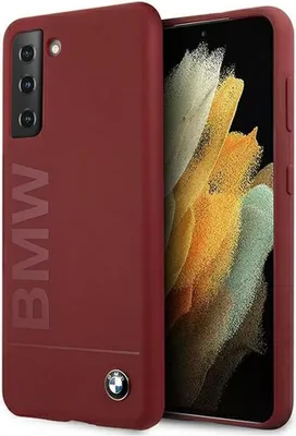 Obrázok produktu pre Bmw BMHCS21MSLBLRE Silikónové puzdro na telefón s logom pre Samsung Galaxy