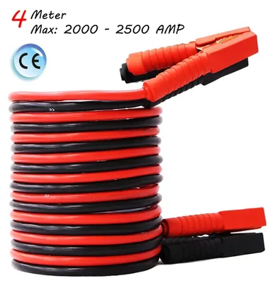 Image de Mucola Câble de démarrage automobile Câble de démarrage batterie 2500A 6M 50mm2 12/24V Câble de batterie voiture Kit voiture moto