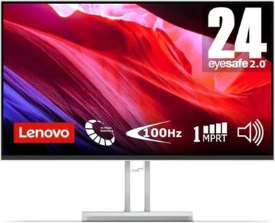 Produktbild von Lenovo L24i-4A 23,8 HDMI, VGA Wolkengrau