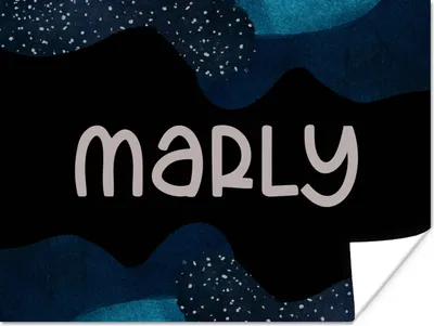 Produktbild von MuchoWow® Poster Marly - Pastell - Mädchen 80x60 cm - Kunst für zu Hause