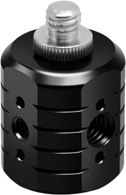 Immagine prodotto di Adattatore per treppiede fotografico - Prolunga per fotocamera - Supporto per attrezzatura - Attacco a baionetta Arri - Filettatura da 1/4" a 3/8" - Nero
