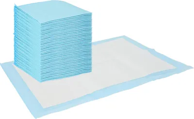 Immagine prodotto di vidaXL Tappetino igienico in tessuto non tessuto per animali domestici 50 pezzi blu e bianco