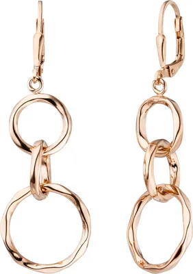 Produktbild von Ohrhänger 925 Sterling Silber rotgold vergoldet Ohrringe Boutons Silberohrringe