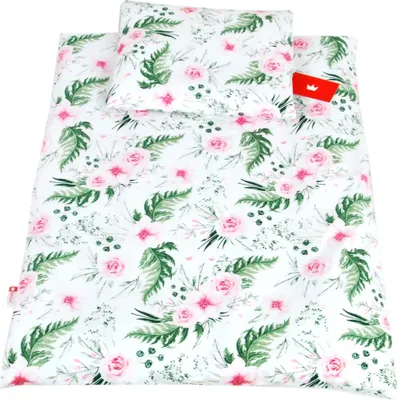 Produktbild von BABYLUX 2 tlg. Set Bezug für Kinderwagen Bettwäsche  60x78cm 110. Wilde Blüten