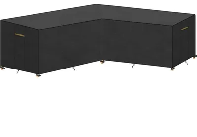 Produktbild von Gartenmöbel Abdeckung L-Form Wasserdicht 420D Oxford 215x215x87/80cm