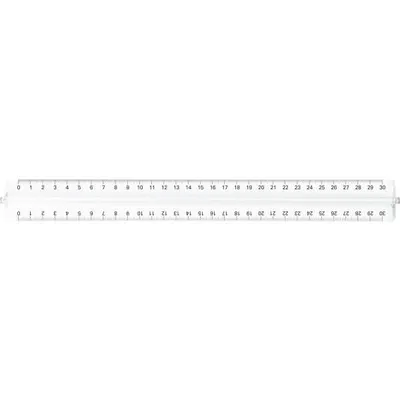 Produktbild von BRUNNEN Lineal 30cm Griff glasklar Sonstige