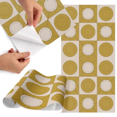 Zdjęcie produktu dla Folia do mebli 65 x 130 cm – folia samoprzylepna do mebli – folia samoprzylepna – folia do mebli – folia do mebli kuchennych – folia samoprzylepna do kuchni – folia do szafek – wodoodporna – zmywalna – samoprzylepna – bez pęcherzyków powietrza – usuwalna bez śladów – w kolorze musztardowo-żółtym