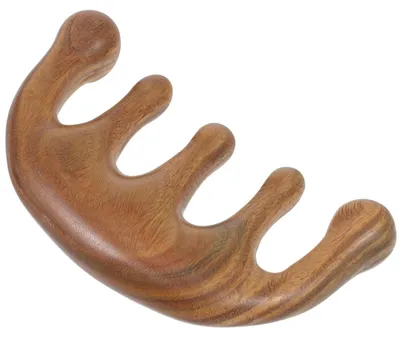 Immagine prodotto di Solidchoice - Pettine in legno per massaggio del cuoio capelluto, ideale per la cura dei capelli