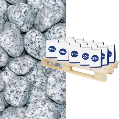 Produktbild von Hamann Granit-Gletscherkies Grau 40-60 mm 1125kg
