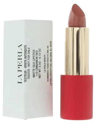Produktbild von La Perla Matte Silk Matte Seide Creme-Lippenstift 110 Zimtrot 3.5 g *Tester