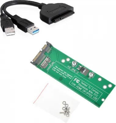 Produktbild von SSD Festplatten SATA USB Adapter Caddy Kartenleser für Apple MacBook Air 11" 13" 2010 2011 A1369 A1370