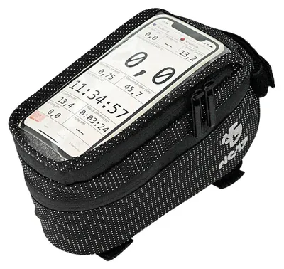 Produktbild von NC-17 Connect Smartphone Tasche für Oberrohr, Klettverschluss, schwarz dot