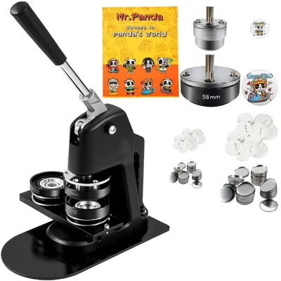 Immagine prodotto di Macchina per creare bottoni - Macchina per bottoni - Macchina per creare spille - Macchina per creare distintivi - Per creare bottoni di 25 mm e 58 mm