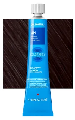 Produktbild von Goldwell Colorance 4N Mittelbraun 60 ml, Braun, 4N, Mid Brown, Unisex, 60 ml, Alle Haare