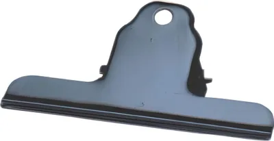 Produktbild von Alco 771S11 Briefklemmern - Metall lackiert, 100 mm, Klemmvolumen 30 mm, schwarz, 10 Stück