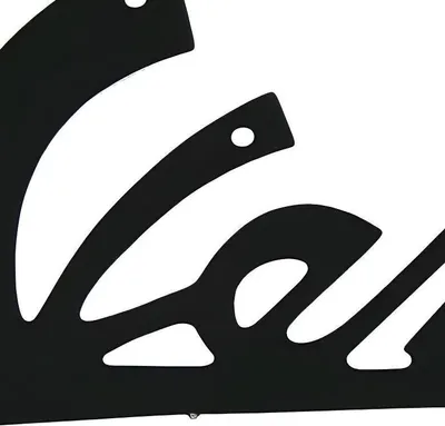Zdjęcie produktu dla Emblemat / napis RMS kompatybilny z Vespa, czarny, 086325
