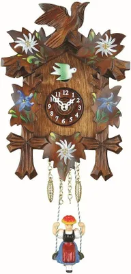 Immagine prodotto di Orologio a cucù della Foresta Nera, con movimento al quarzo e richiamo del cucù