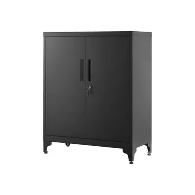 Produktbild von Songmics OMC013B01, Schwarz, Stahl, 2 Tür(en), 2 Regale, 2 Stück(e), 800 mm