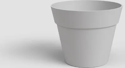 Immagine prodotto di Artevasi Vaso da fiori CAPRI, per orchidee, 15 cm, plastica, grigio chiaro