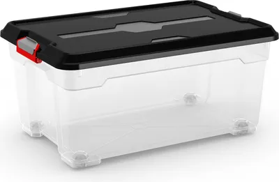 Produktbild von KIS Kunststoffbox Moover Box L Schwarz / Transparent
