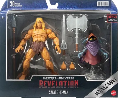 Produktbild von Mattel - Masters Of The Universe Revelation Savage He-Man / von Assort - Mattel - (Spielwaren / Action Figur)