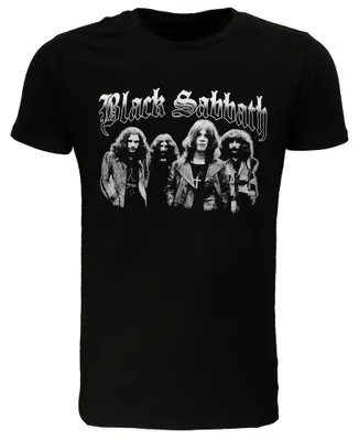 Zdjęcie produktu dla Koszulka z czarno-białym zdjęciem Black Sabbath – rozmiar M